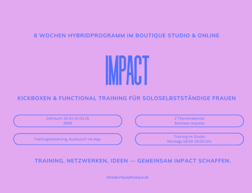 IMPACT – entsteht, wenn man Workout und Netzwerk verbindet